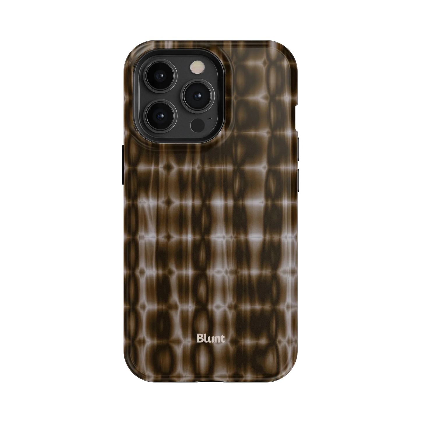 Brown Ripple iPhone Case