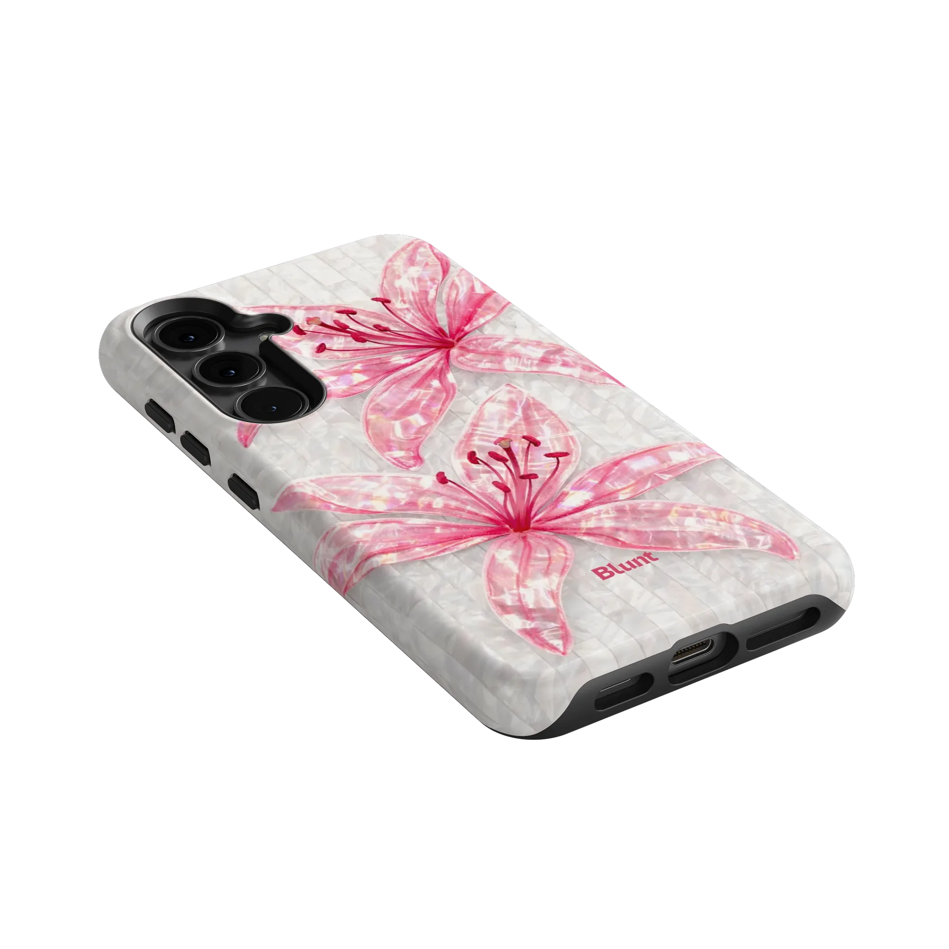 Pink-Floral-Luster-samsung-case-S24-2