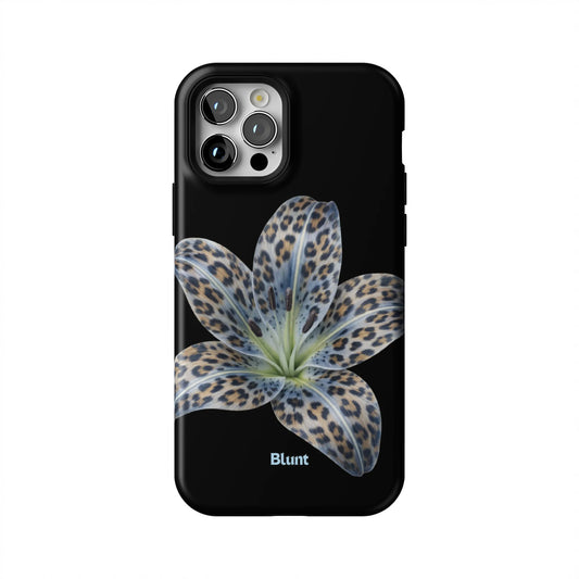 Blue-Leopard-Bloom-iphone-case-iPhone 12 Pro-1