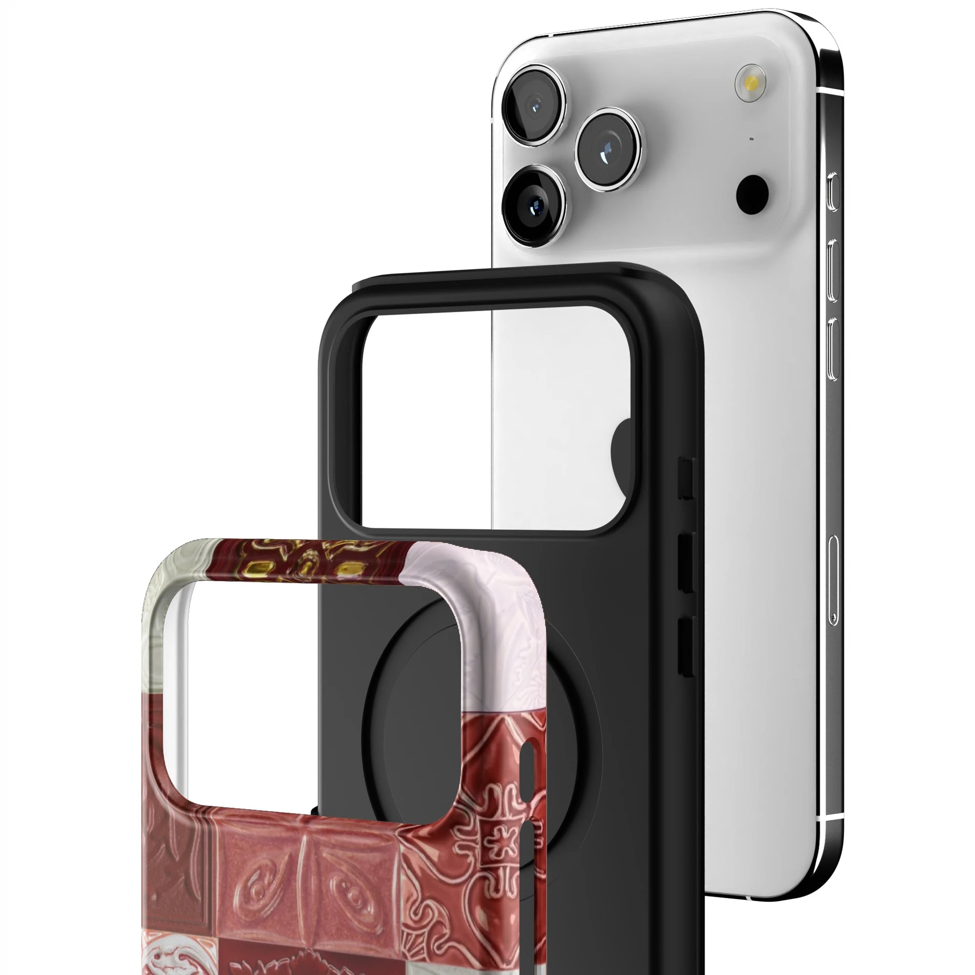 Checkered-Rouge-iphone-case-iPhone 17 Pro Max-3