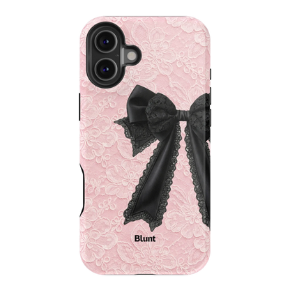 Blushed Bow iPhone Case