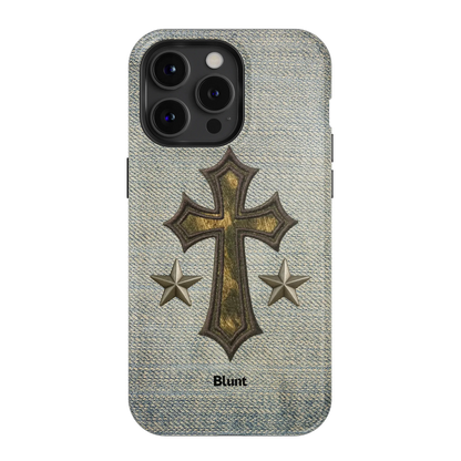 Denim Faith iPhone Case
