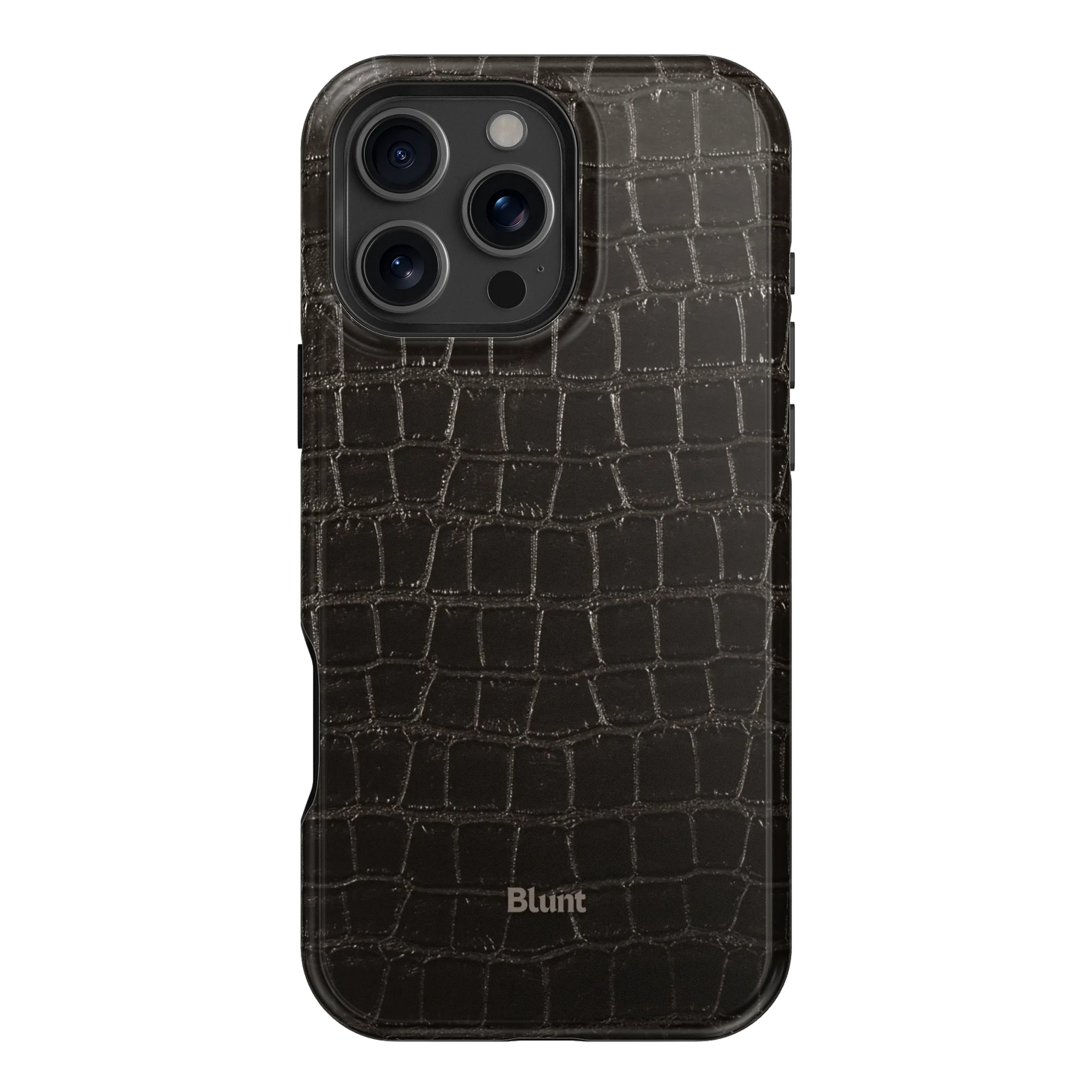 Onyx Croc iPhone Case