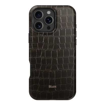 Onyx Croc iPhone Case