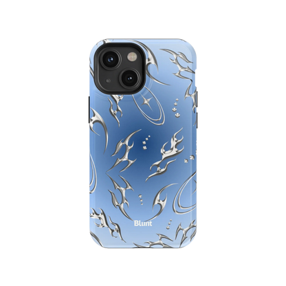 Blue Cyber iPhone Case