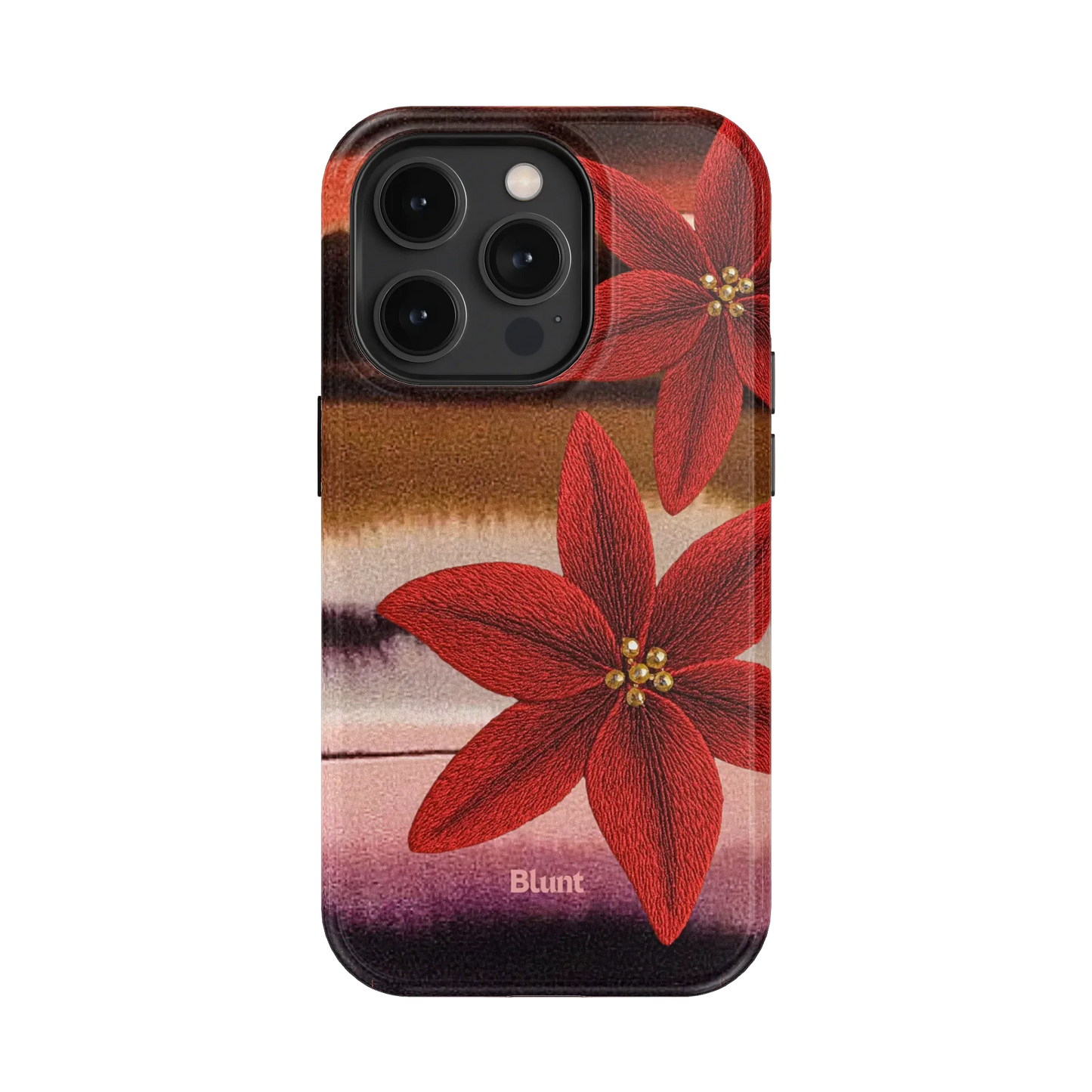 Crimson Bloom iPhone Case