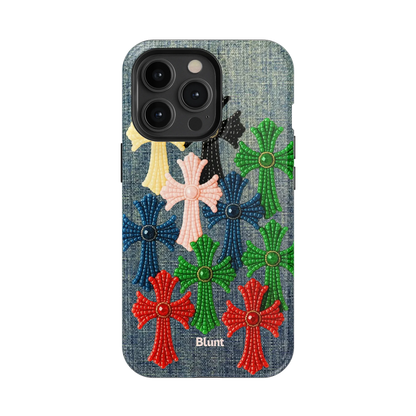 Cross Stitch iPhone Case