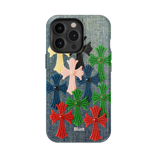Cross Stitch iPhone Case