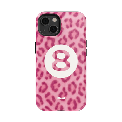 Pink Cheetah Magic 8 iPhone Case