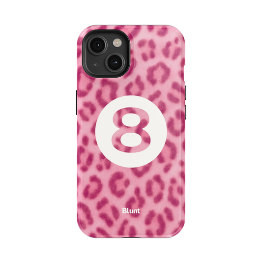 Pink Cheetah Magic 8 iPhone Case