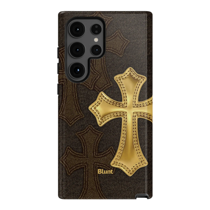 Gold Cross Samsung Case