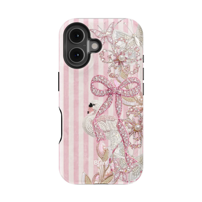 Striped Grace iPhone Case