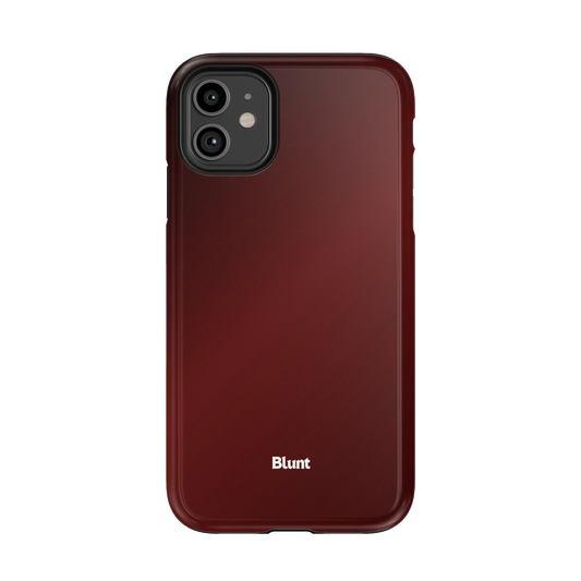 Oxblood iPhone Case