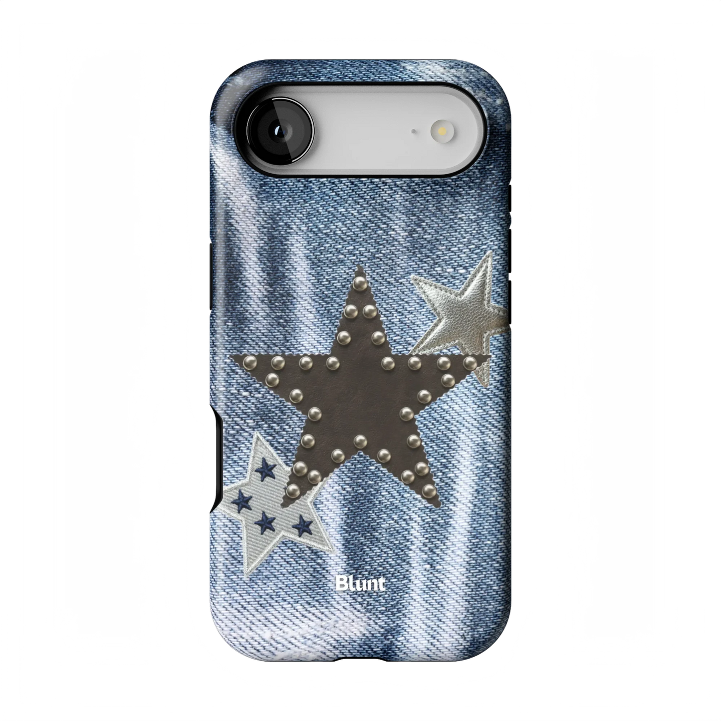 Denim Starstud iPhone Case
