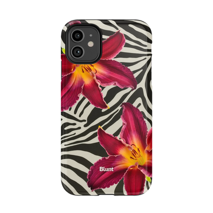 Zebra Lily iPhone Case