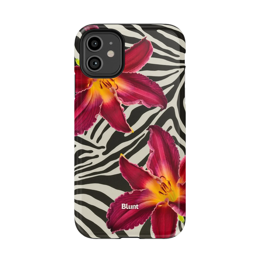 Zebra Lily iPhone Case