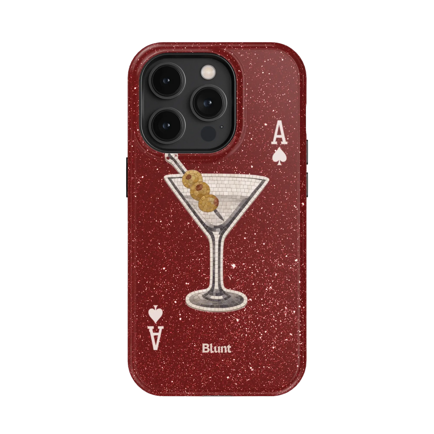 Red Dirty Martini iPhone Case