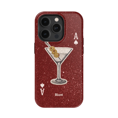 Red Dirty Martini iPhone Case