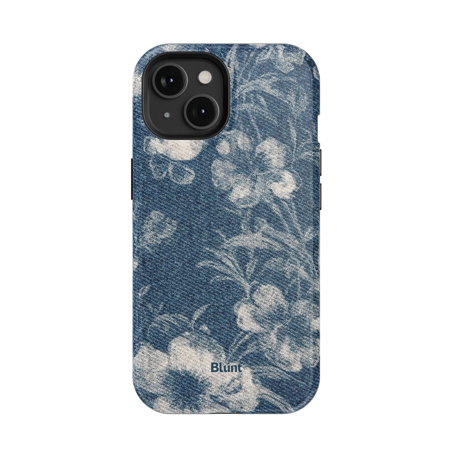 Denim Bloom iPhone Case
