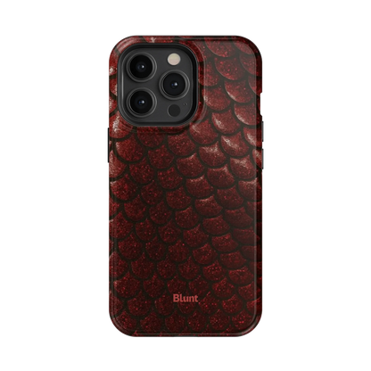 Crimson Depth iPhone Case