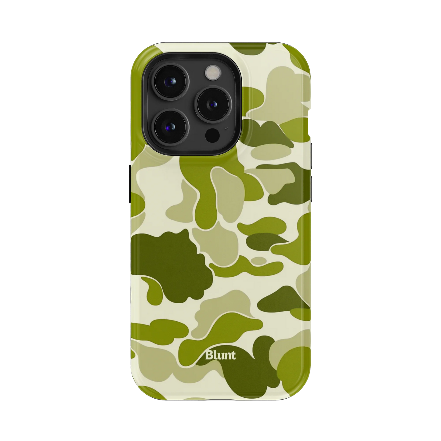 Lime Camo iPhone Case