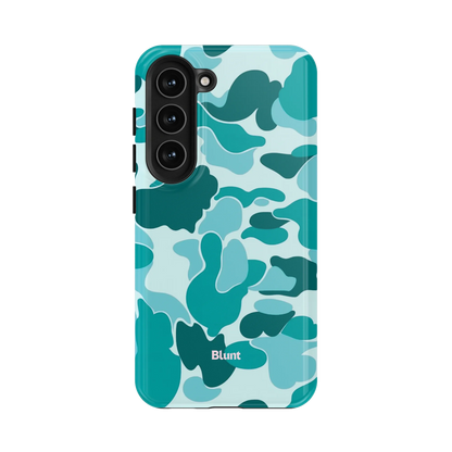 Aqua Camo Samsung Case