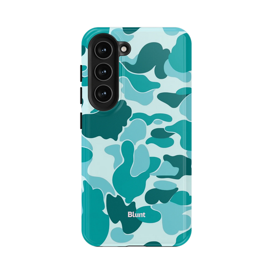 Aqua Camo Samsung Case