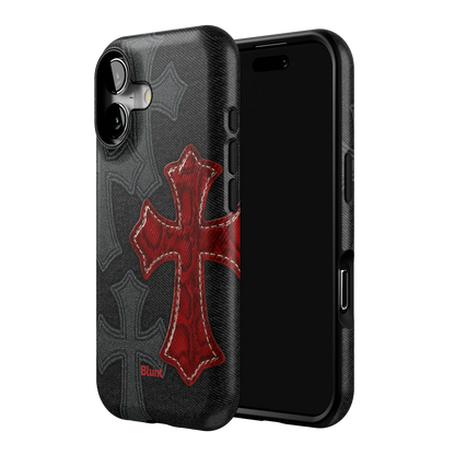 Crimson Cross iPhone Case