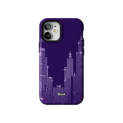 Purple-NYC--SKYELINE-iphone-case-iPhone 12 Mini-1