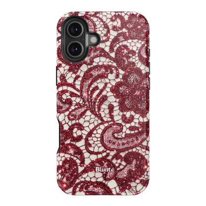 Crimson Lace iPhone Case