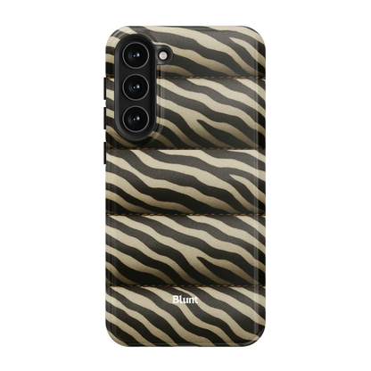 Zebra Puffer Samsung Case