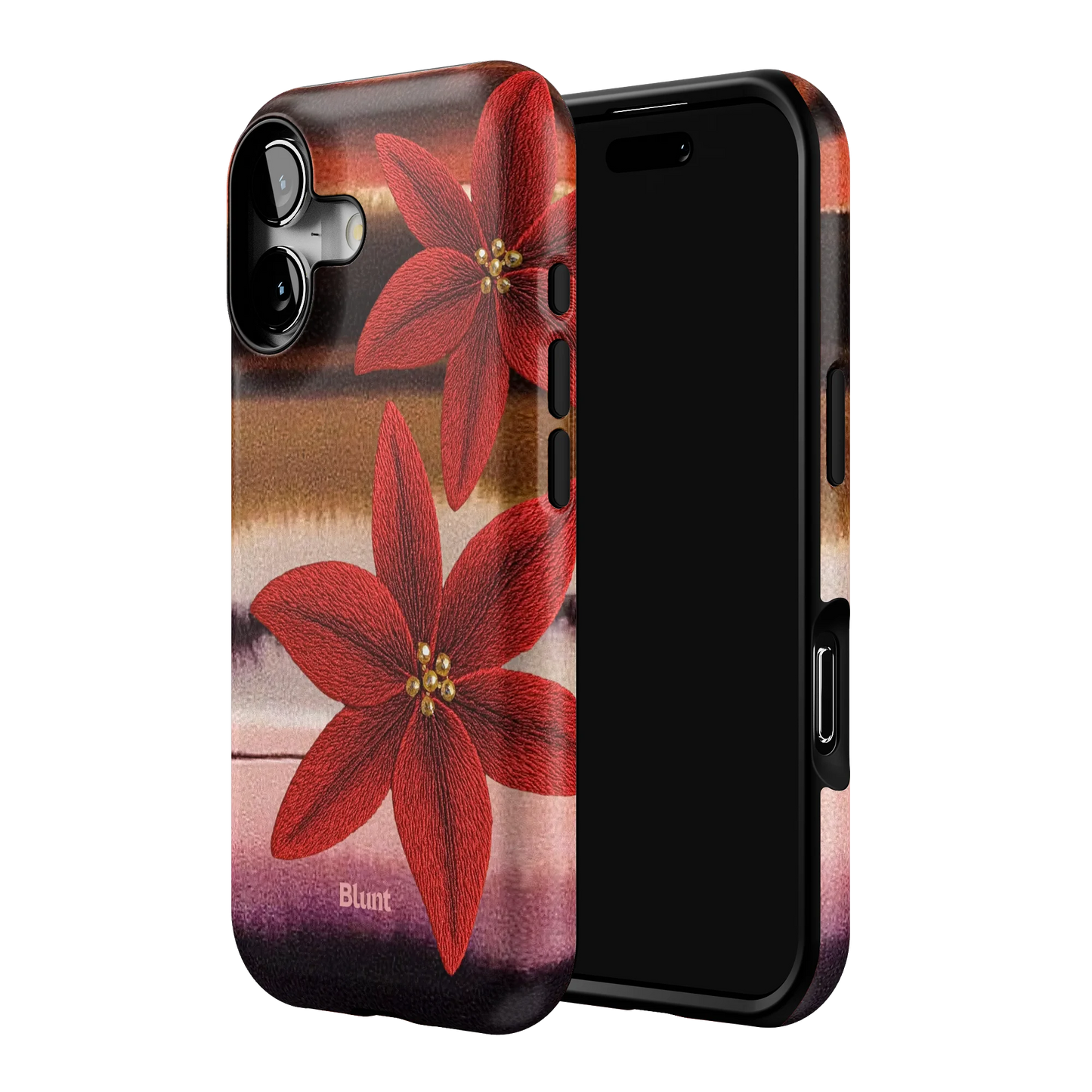 Crimson Bloom iPhone Case