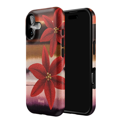 Crimson Bloom iPhone Case