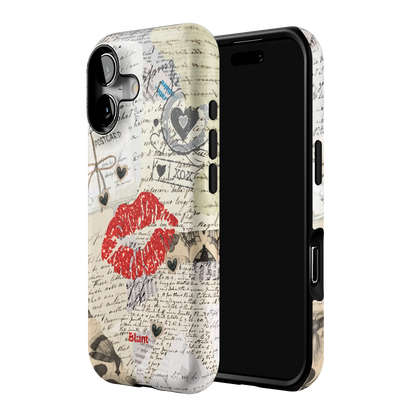 Vintage Kiss iPhone Case