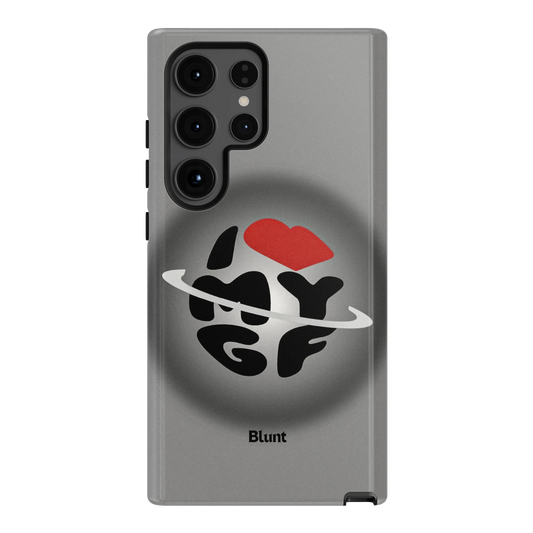 Grey Aura Girlfriend Samsung Case