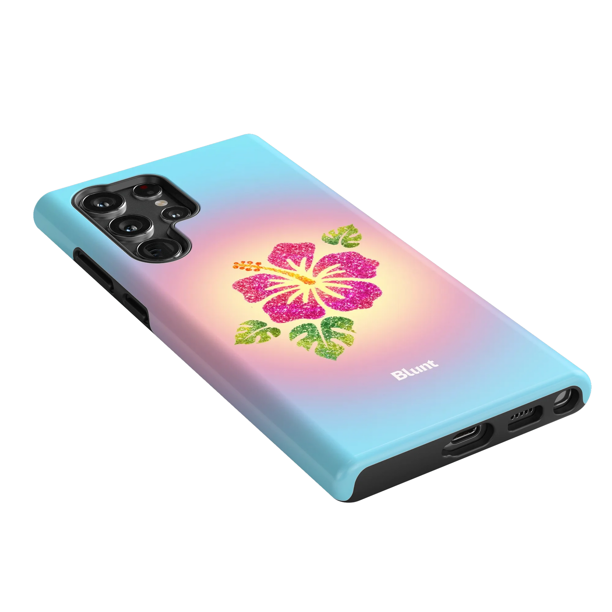 Hibiscus-Glow-samsung-case-Galaxy S22 Ultra-2