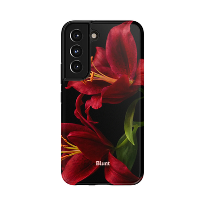 Eclipse Orchid in Red Samsung Case