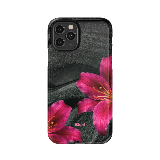 Midnight Petals iPhone Case