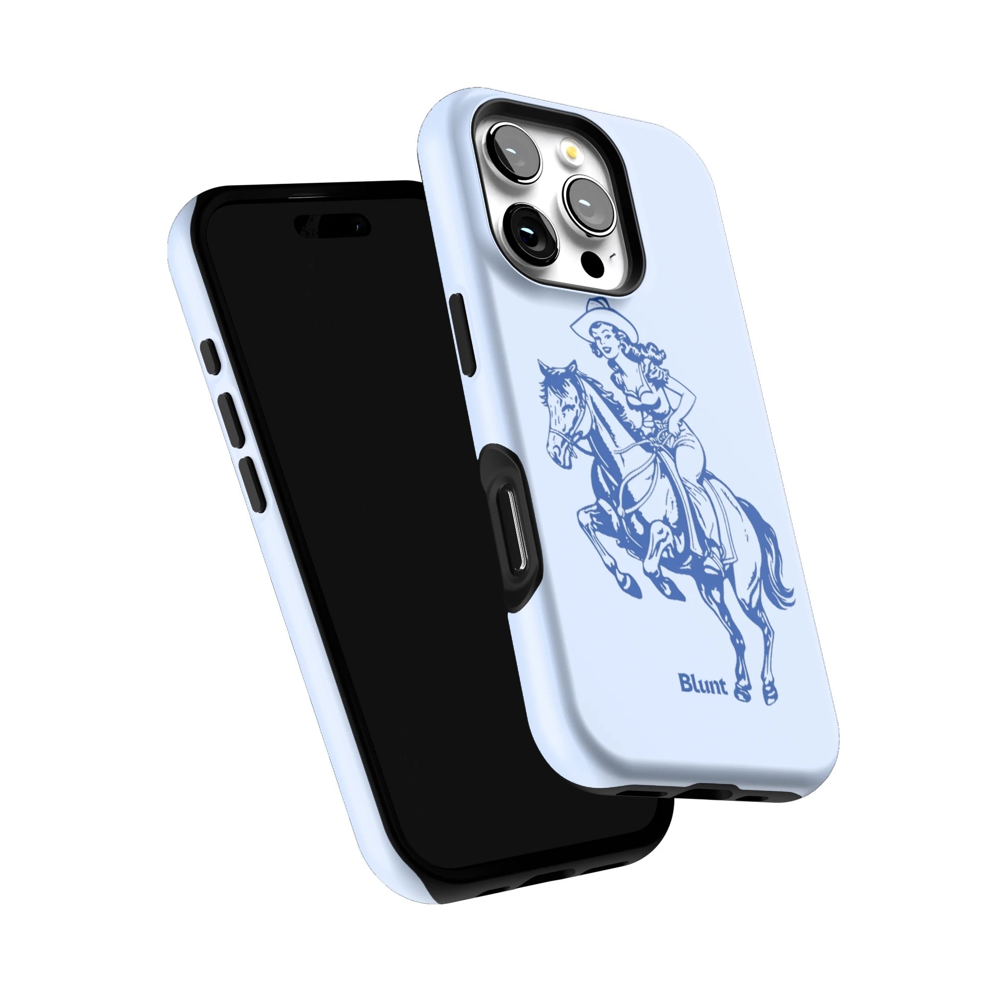 Blue-Lasso-Lady-iphone-case-iPhone 16 Pro-5