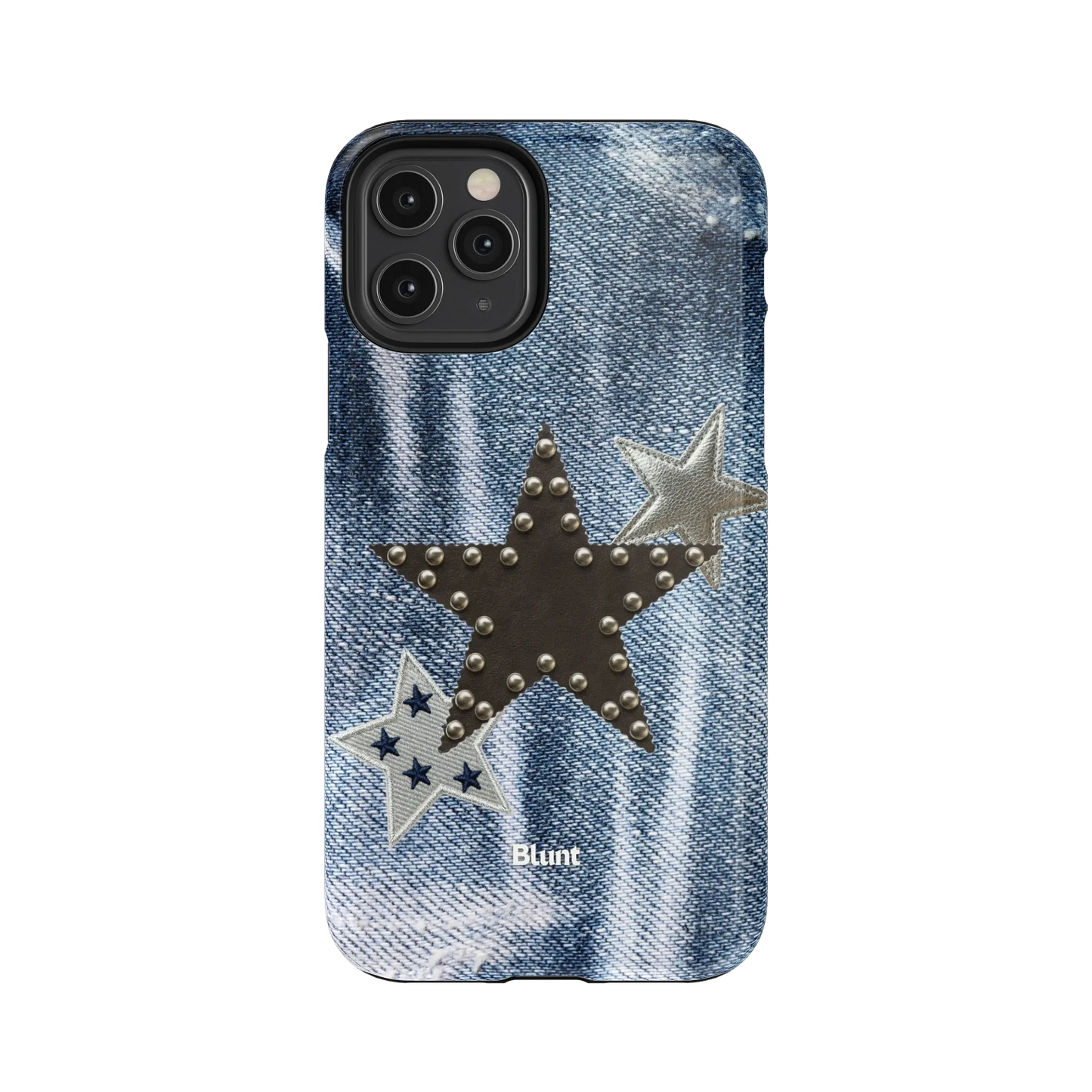 Denim Starstud iPhone Case