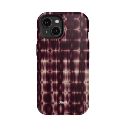 Purple Ripple iPhone Case