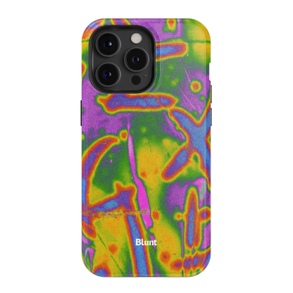 Neon Terrain iPhone Case