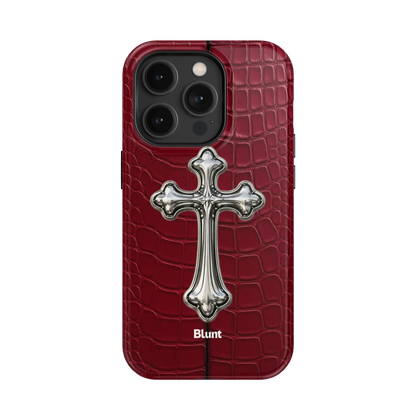 Crimson Crux iPhone Case