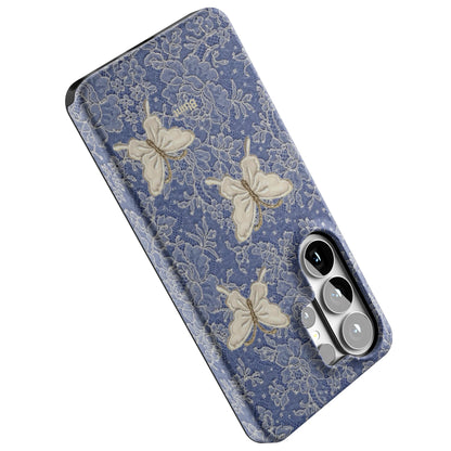 Blue-Lace-Butterfly-samsung-case-Galaxy S26 Ultra-4