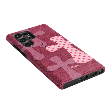 Pink-Polka-Patch-samsung-case-S22 Ultra-2