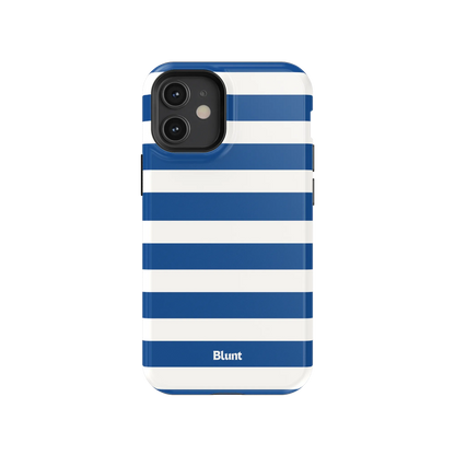 Navy Stripe iPhone Case