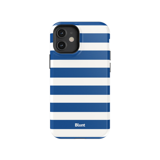 Navy Stripe iPhone Case