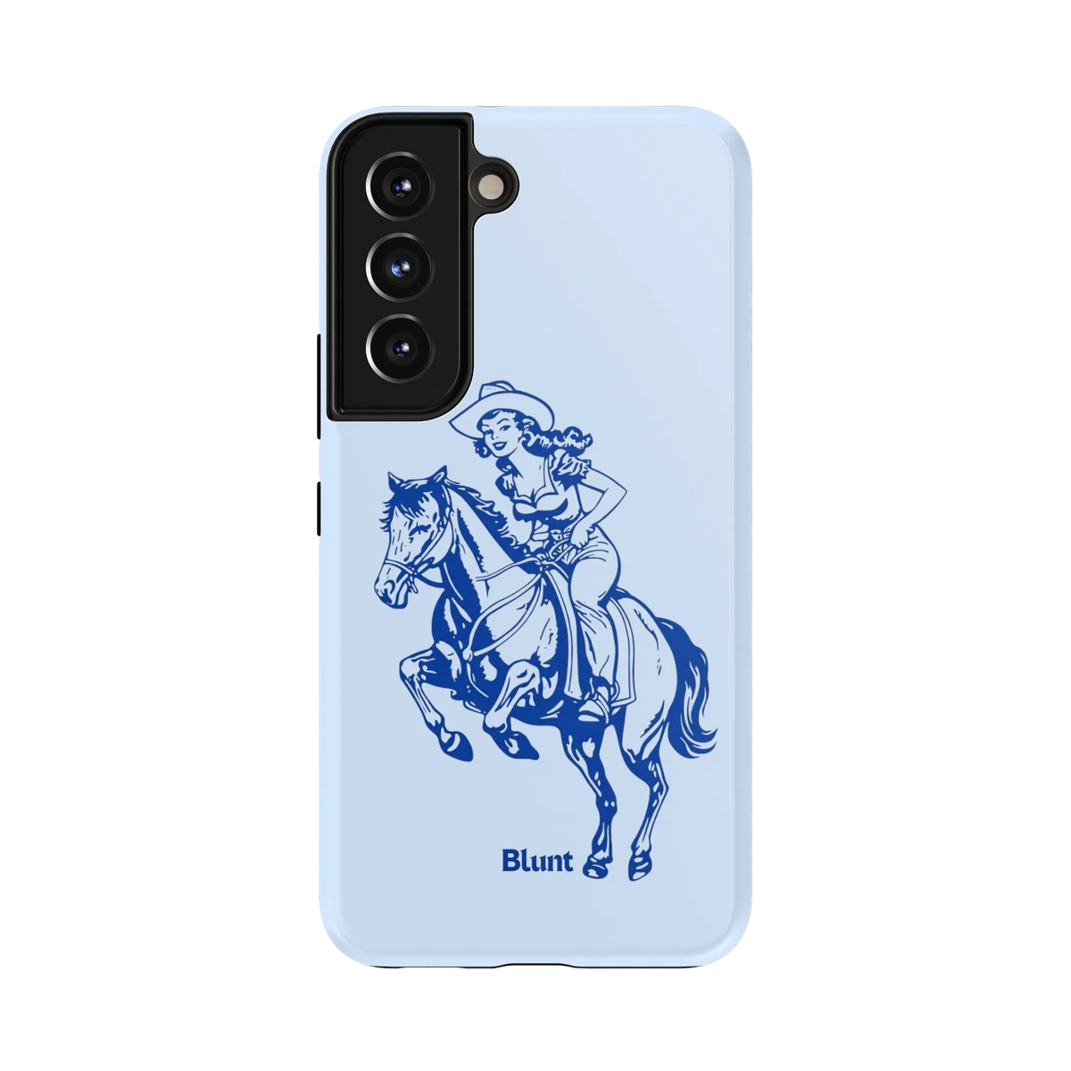 Blue-Lasso-Lady-samsung-case-S22-1