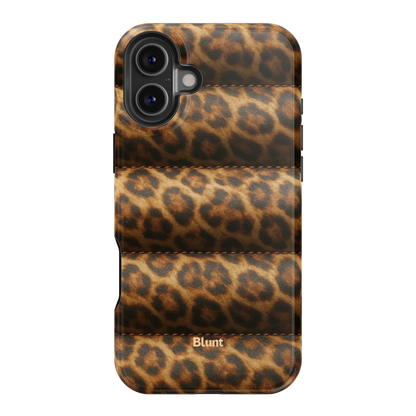 Cheetah Puffer iPhone Case