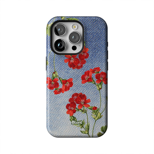 Denim-Posy-iphone-case-iPhone 15 Pro-1